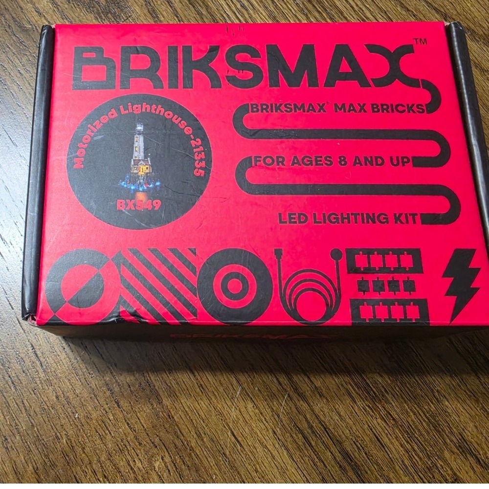 BriksMax LED Lighting Kit for Motorized Lighthouse 21335 BX549 Light Set